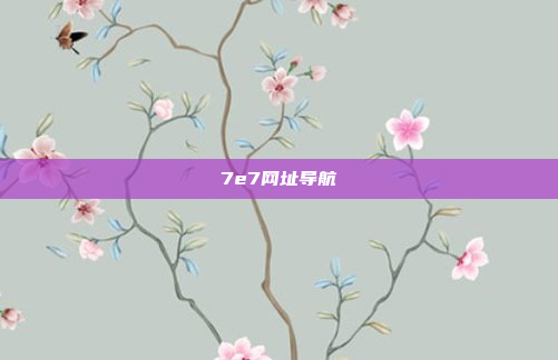 7e7网址导航