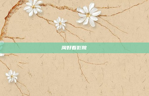 淘好看影院