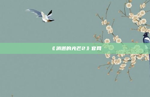 《消逝的光芒2》官网