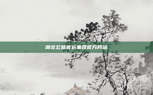 湖北公路客运集团官方网站