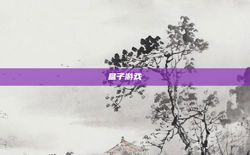 盒子游戏