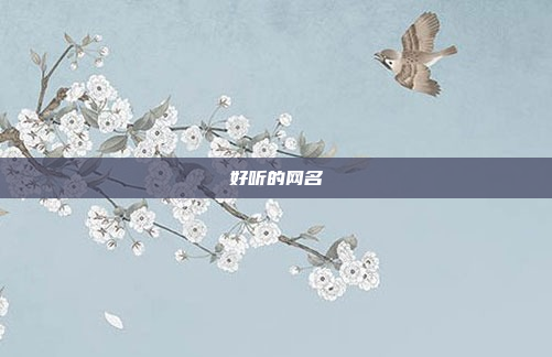 好听的网名