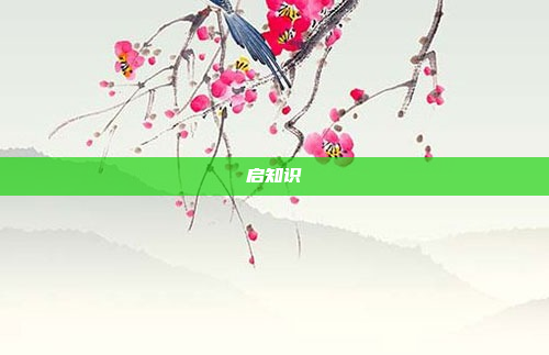 启知识