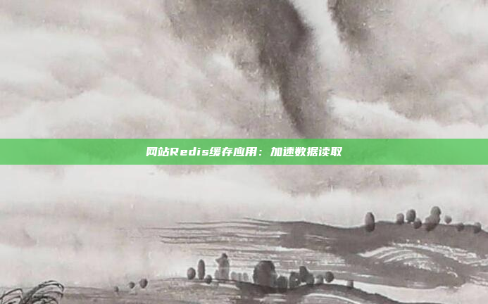 网站Redis缓存应用：加速数据读取