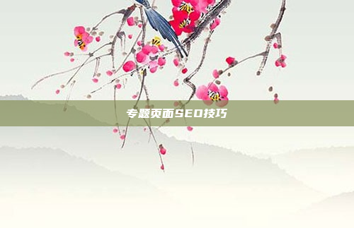 专题页面SEO技巧