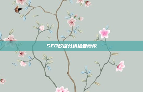 SEO数据分析报告模板