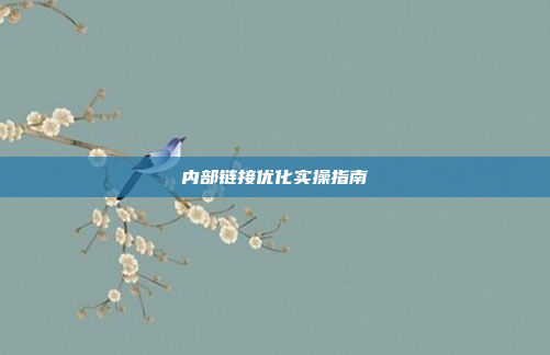 内部链接优化实操指南