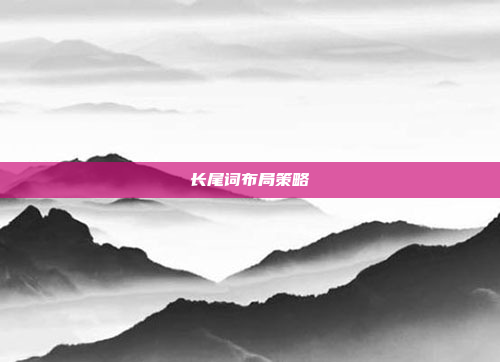 长尾词布局策略