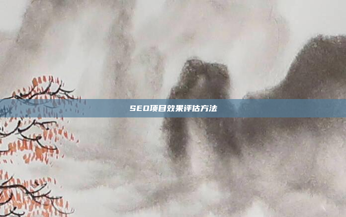 SEO项目效果评估方法