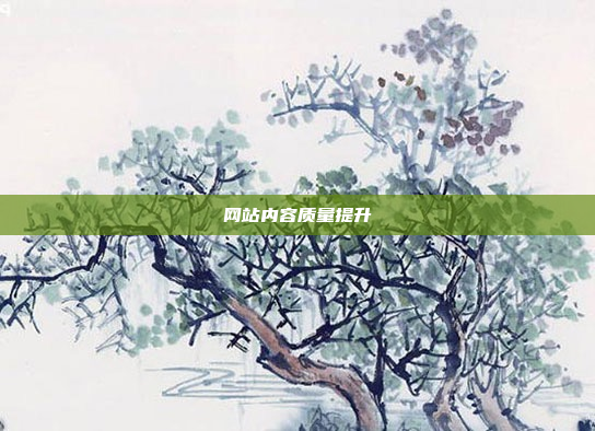 网站内容质量提升
