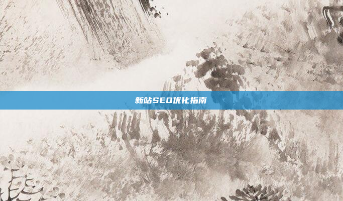新站SEO优化指南