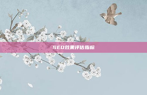 SEO效果评估指标