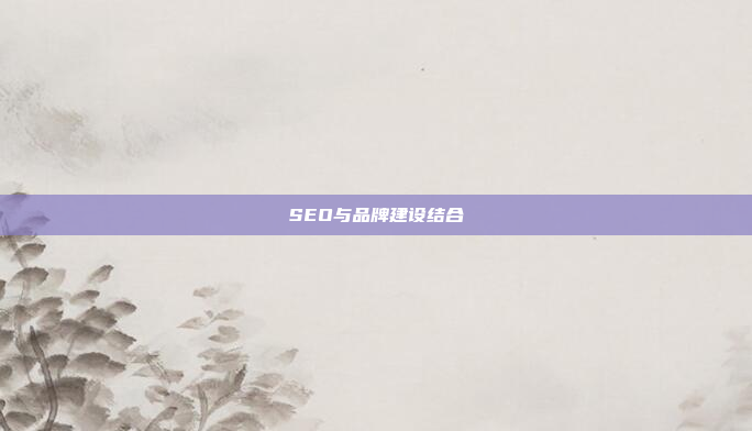 SEO与品牌建设结合