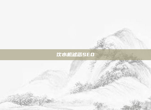饮水机滤芯SEO