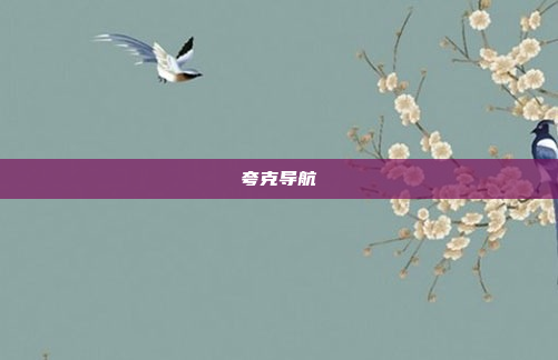 夸克导航