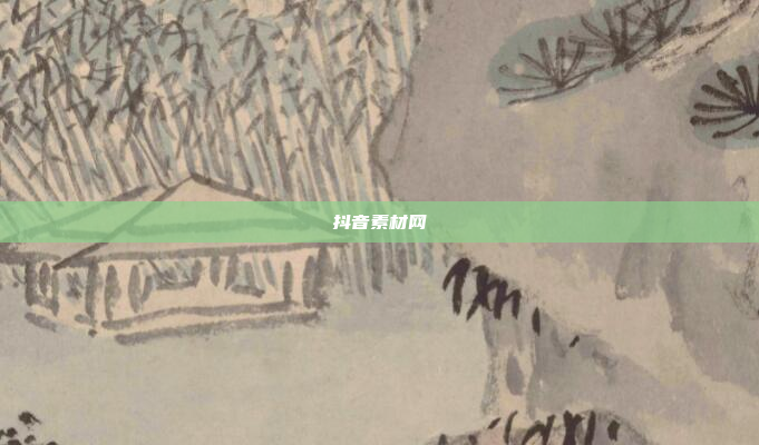 抖音素材网